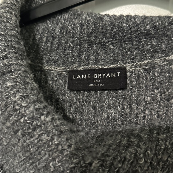 Lane Bryant Charcoal Knit Sweater - Picture 2 of 3
